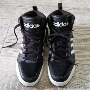 Adidas neo black high tops